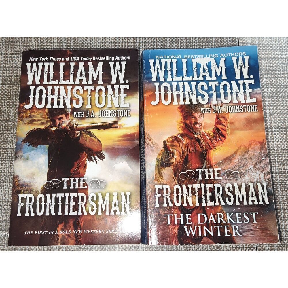 The Frontiersman Series William W Johnstone paperback (lot of 2/4 in series) Wes